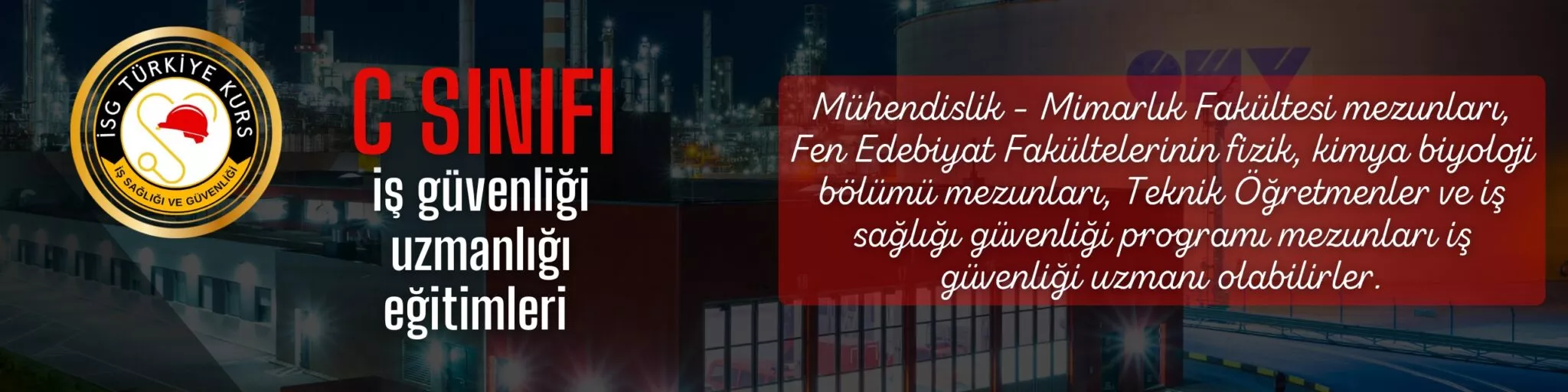 Adana C Sınıfı İş Güvenliği Belgesi