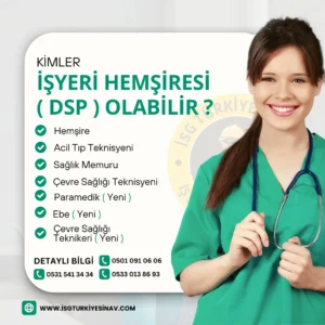 Adana Çevre Sağlığı Teknikeri için İSG Kursu veren